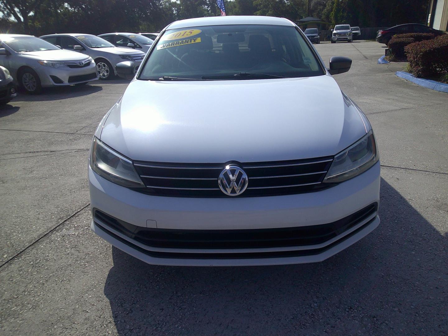 2015 WHITE VOLKSWAGEN JETTA S (3VW2K7AJ3FM) , located at 390 Hansen Avenue, Orange Park, FL, 32065, (904) 276-7933, 30.130497, -81.787529 - Photo#0